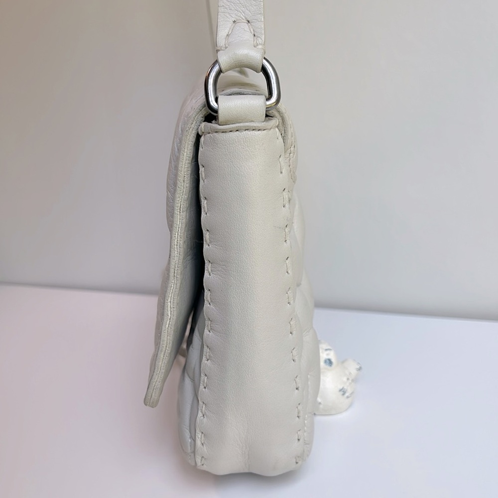 Henry Beguelin Italian Leather Crossbody / Color Chalk €440/$594 - Picture 15 of 17